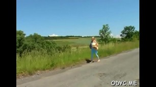 Old guy fucks hot y&period; and gets his cock sucked hard