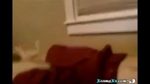 Sweet Teencouple fucks on cam