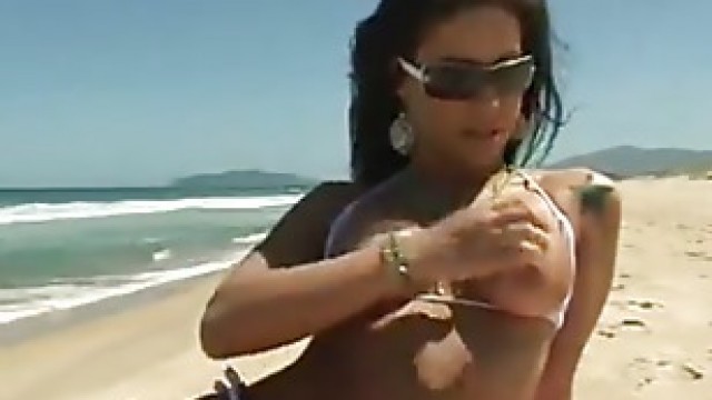 Monica Mattos Beach Anal